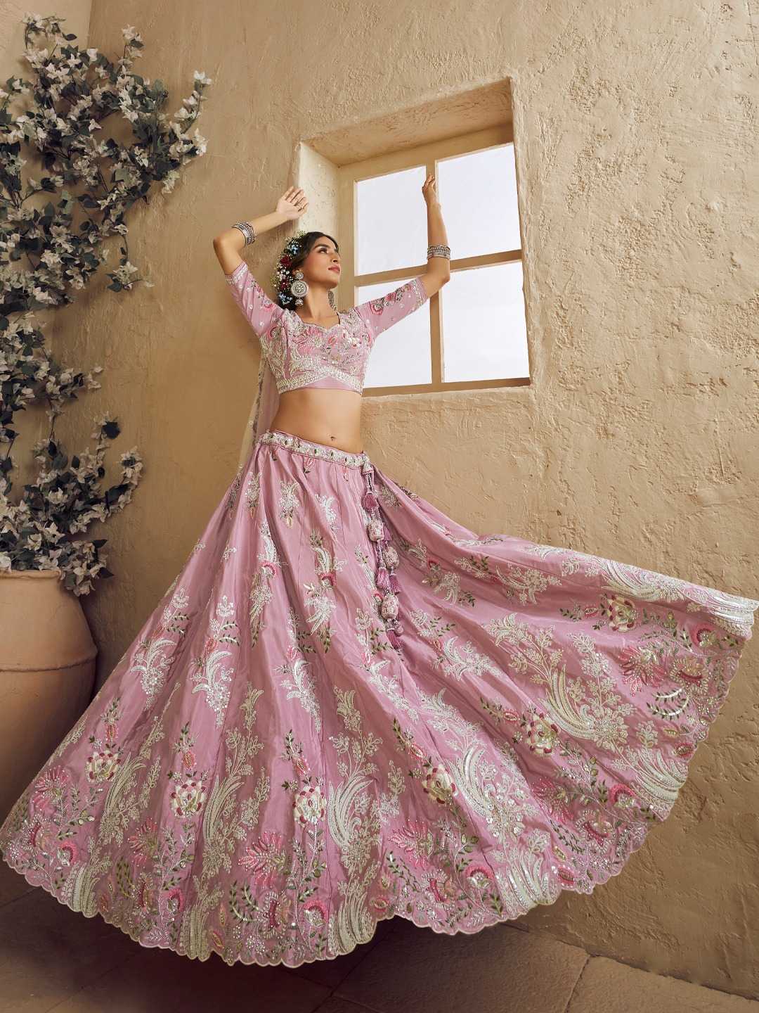 Ynf Satin Silk KESH530 ADORN CRAFT 6124 Lehengas Wholesale Designer Lehenga Bridal Lehenga Wedding Lehenga Manufacturer- Kapda Export