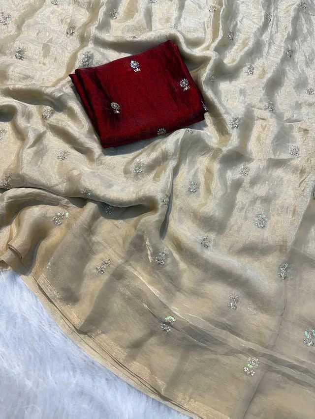 Ynf Satin Silk KESH547 Dual Shad Sarees Wholesale Sequence Sarees Work Sarees Embroidered Sarees Manufacturer- Kapda Export