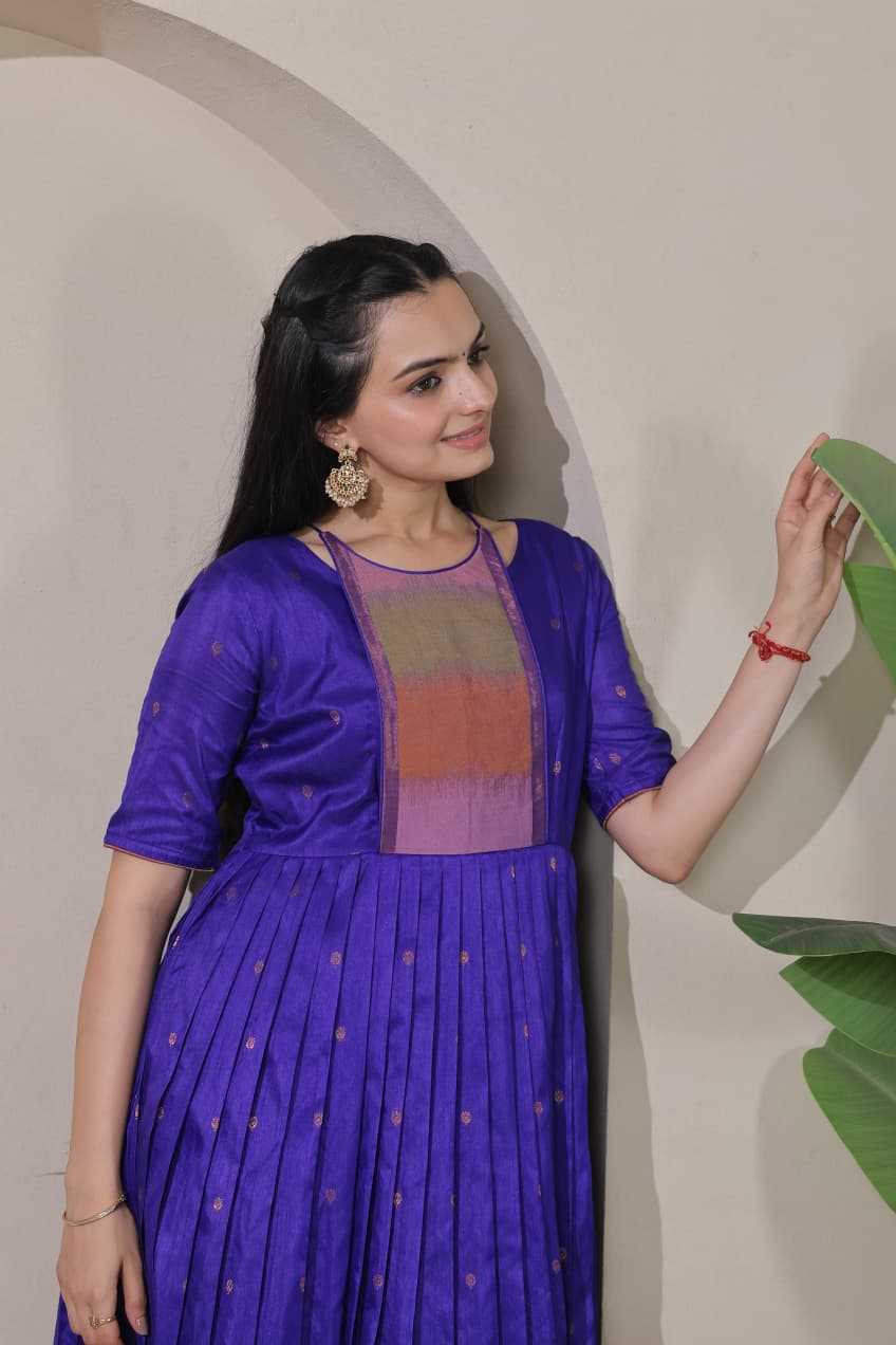 Ynf Silk KESH249 2103 Gowns Festive Collections Plus Size Collections Wholesale Party Gowns Silk Gowns Simple Gowns Manufacturer- Kapda Export