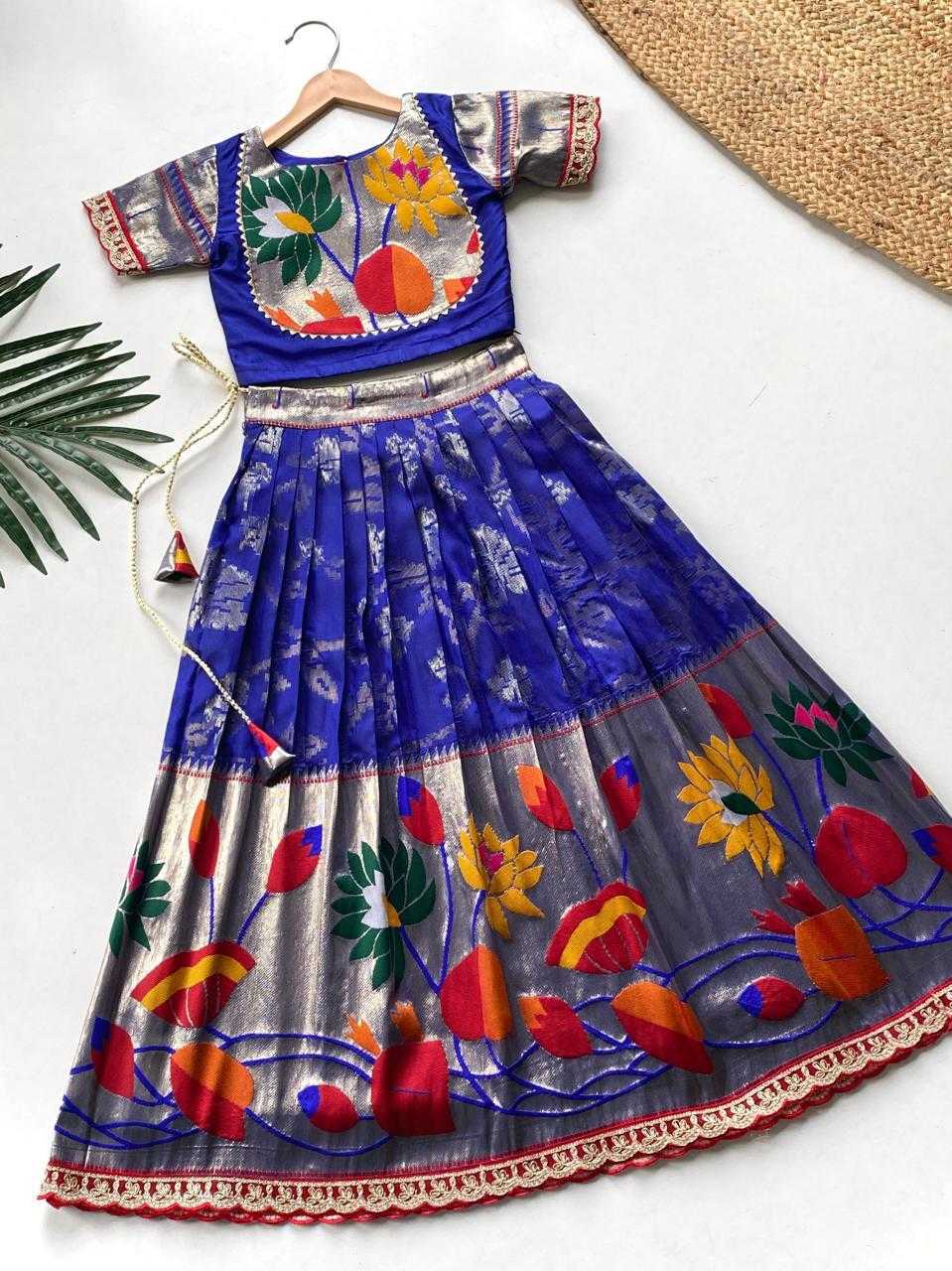 Ynf Silk KESH503 8174 Kids Wear Festive Collections Wholesale Kids Festive Wear Kids Silk Dress Kids Party Wear Ethnic Manufacturer- Kapda Export