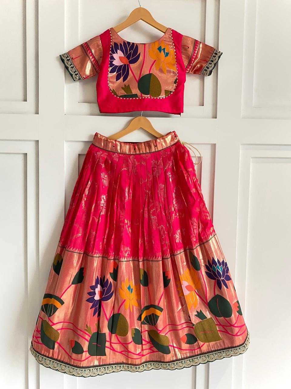 Ynf Silk KESH503 8174 Kids Wear Festive Collections Wholesale Kids Festive Wear Kids Silk Dress Kids Party Wear Ethnic Manufacturer- Kapda Export