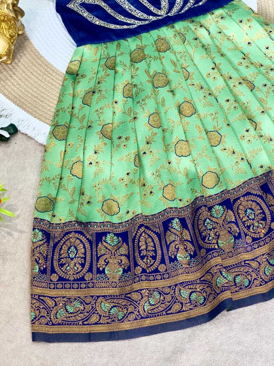 Ynf Silk KESH505 Six6 Lotus Kids Wear Wholesale Kids Gown Kids Ethnic Gowns Manufacturer- Kapda Export