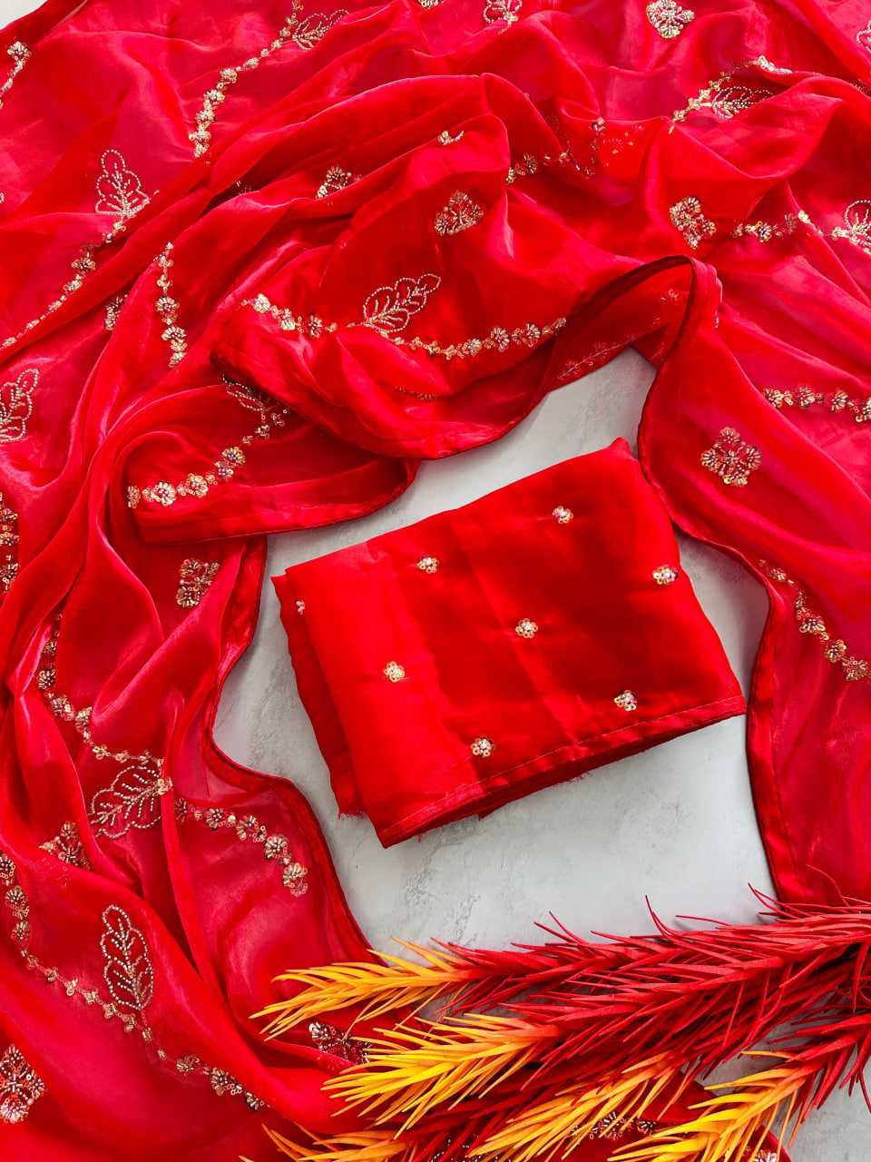 Ynf Silk KESH549 105 Sarees Festive Collections Wholesale Red Sarees Silk Sarees Sarees With Blouse Manufacturer- Kapda Export