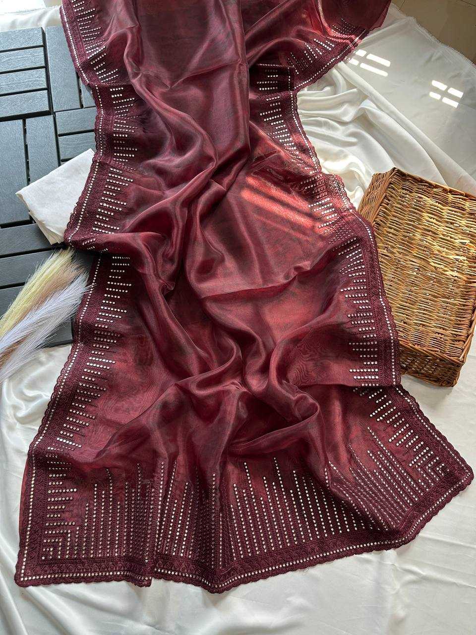 Ynf Silk KESH568 Dia Sarees Wholesale Printed Sarees Embroidered Sarees Gota Work Saree Manufacturer- Kapda Export