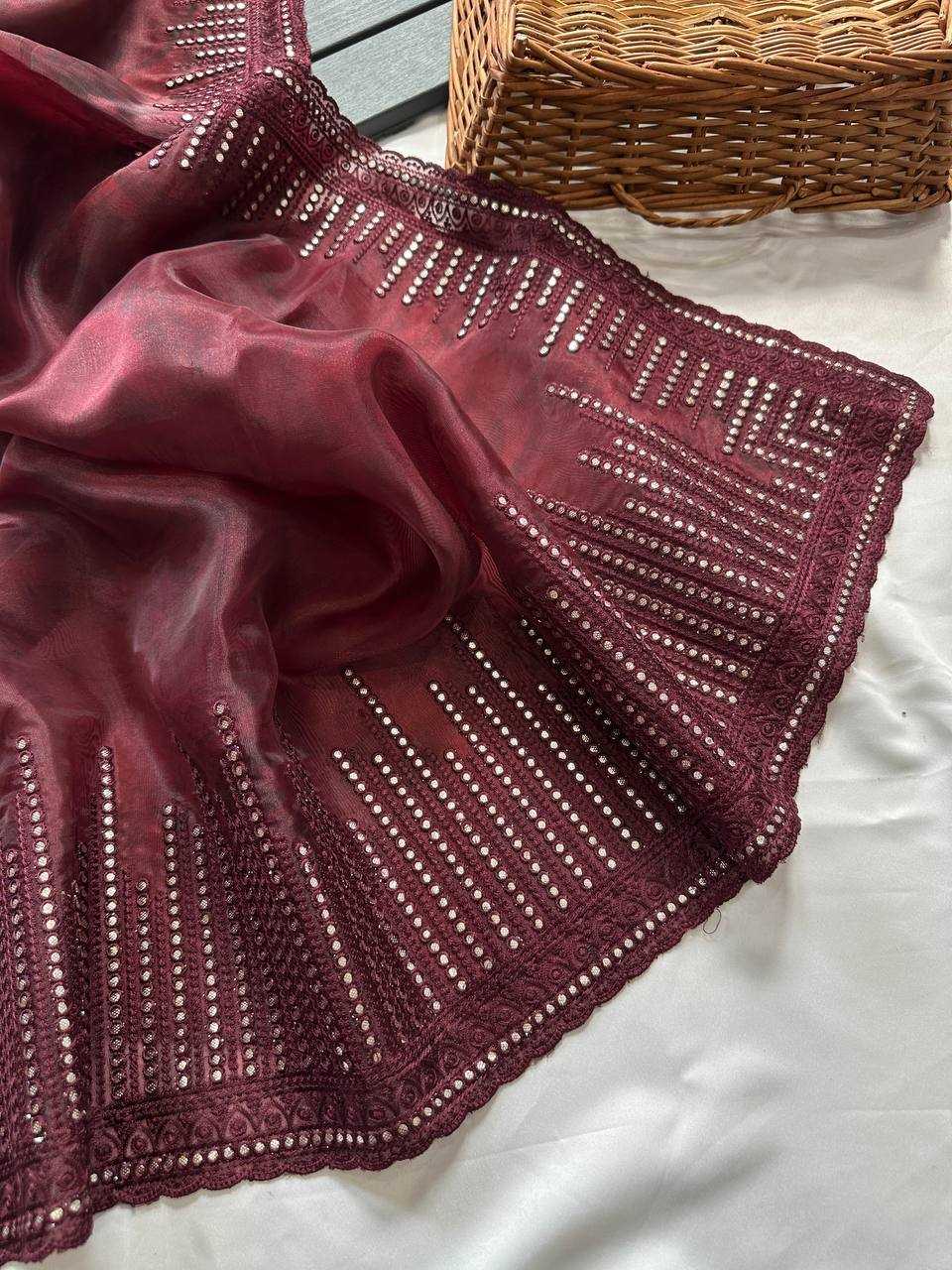 Ynf Silk KESH568 Dia Sarees Wholesale Printed Sarees Embroidered Sarees Gota Work Saree Manufacturer- Kapda Export