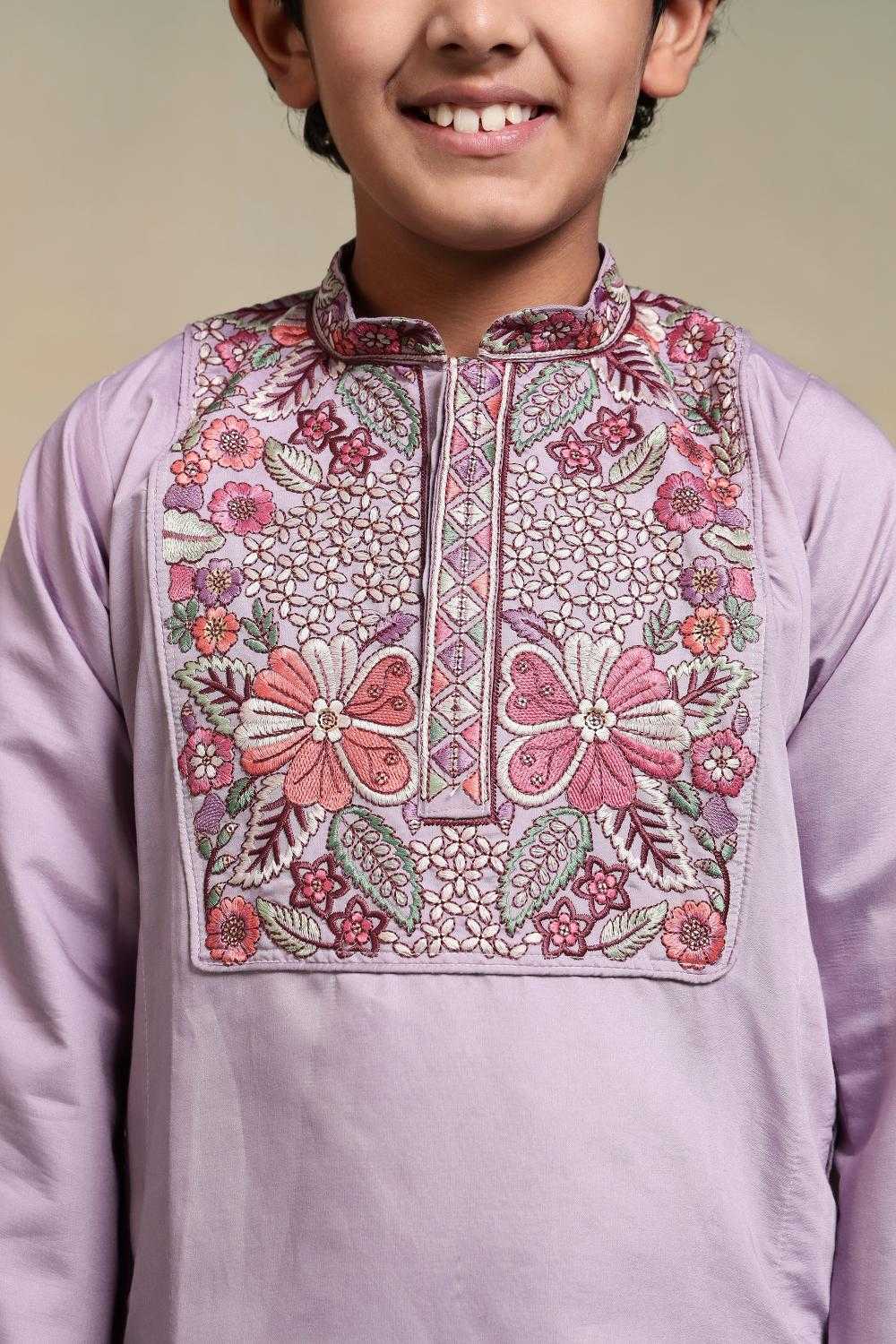 Ynf Silk RIN202 91101 SHAAHI JUNIOR Kids Wear Wholesale Boys Kurta Pyjama Kids Kurta Pajama Baby Boy Kurta Set Manufacturer- Kapda Export