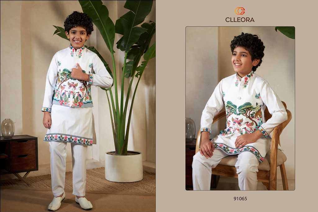 Ynf Silk Viscose KESH481 CLLEORA ROYAL 91061 Kids Wear Wholesale Kids Traditional Outfits Kids Kurta Pajama Kids Festive Wear Manufacturer- Kapda Export