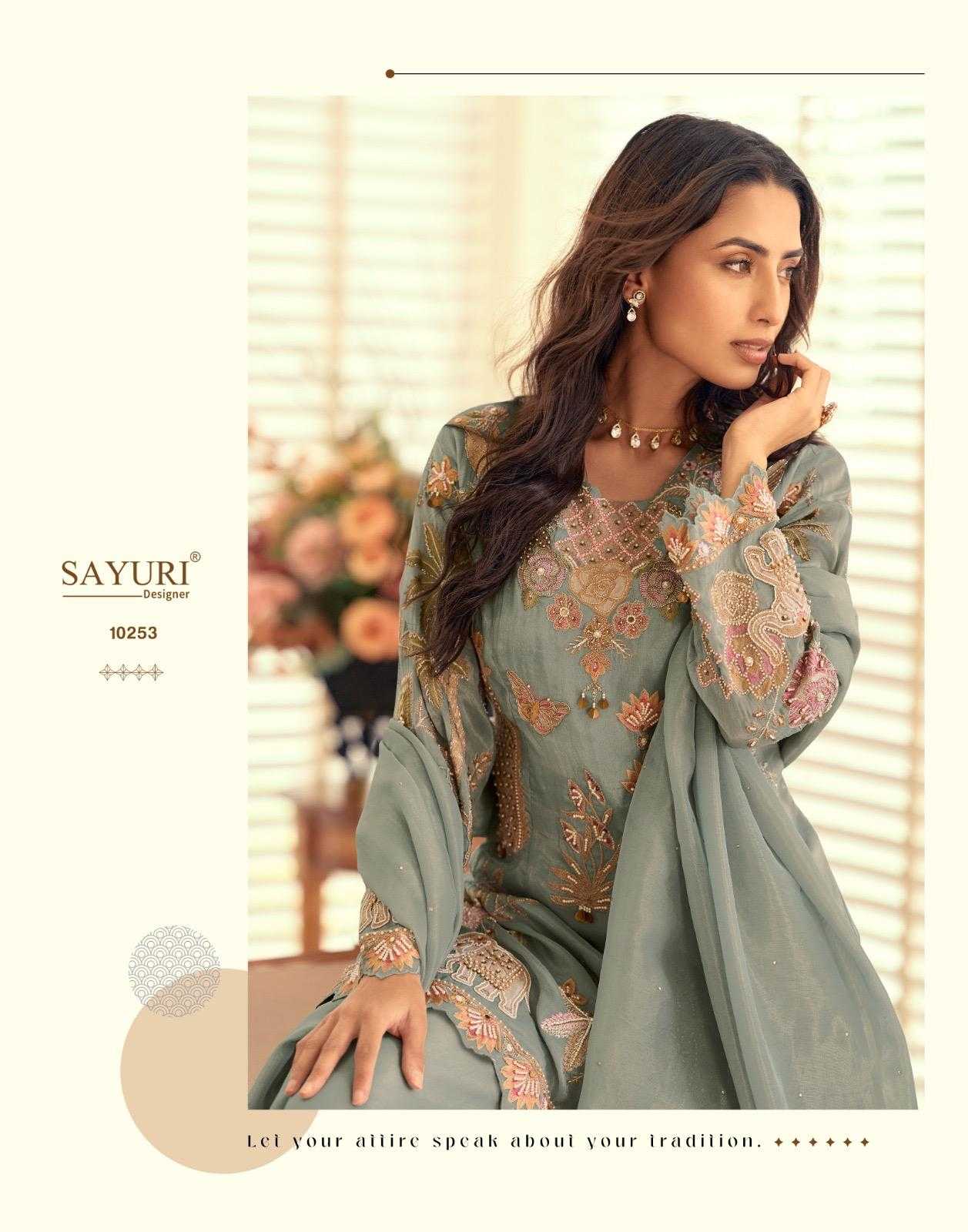 Ynf Simar silk KESH530 SAYURI KETKI Suits & Dresses Wholesale Palazzo Suit Designer Suits Embroidered Suits Manufacturer- Kapda Export
