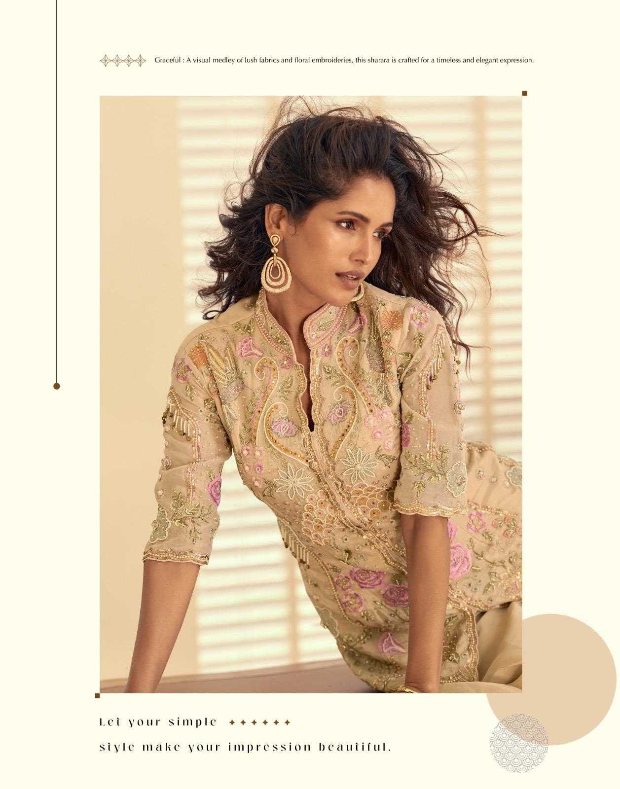 Ynf Simar silk KESH530 SAYURI KETKI Suits & Dresses Wholesale Palazzo Suit Designer Suits Embroidered Suits Manufacturer- Kapda Export