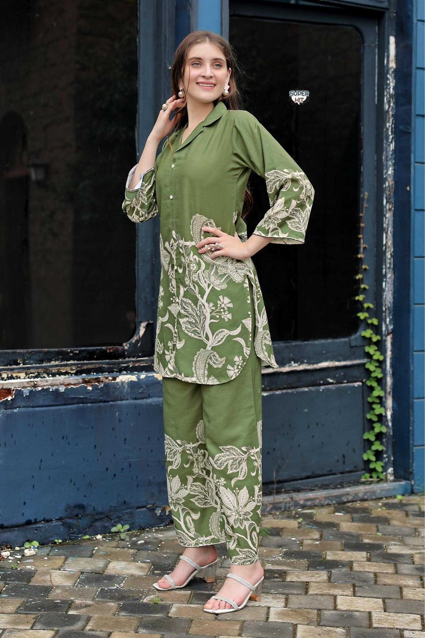 Ynf Slub Reyon KESH536 JACQULINE Suits & Dresses Western Wears Wholesale Co-ord Set Cocktail Dresses Party Wear Dresses Manufacturer- Kapda Export