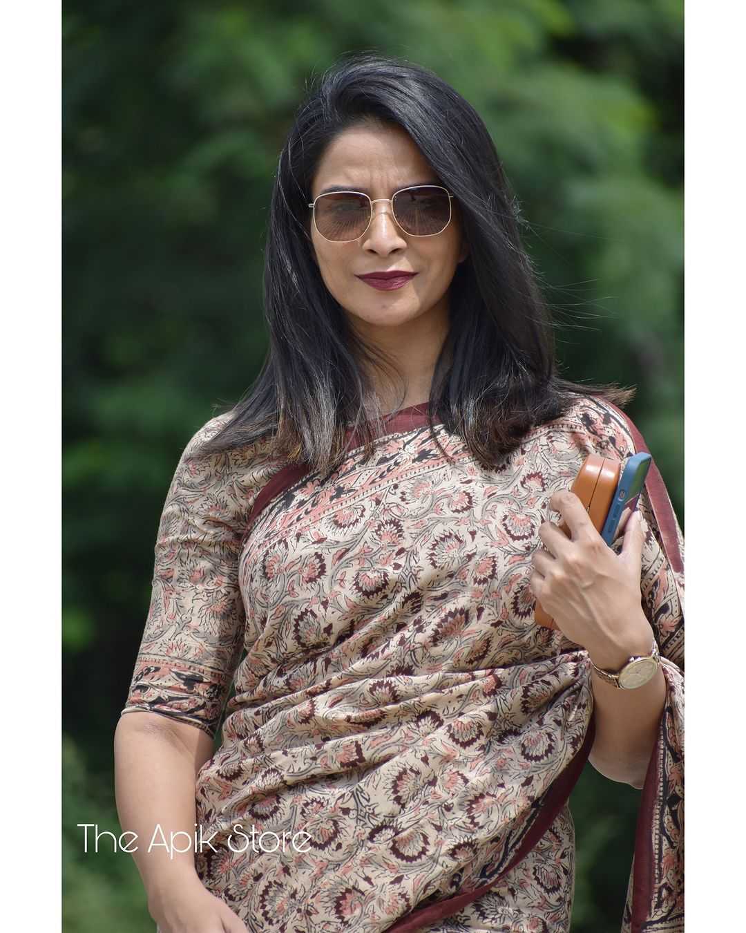 Ynf Soft Cotton KESH690 190 Sarees Wholesale Printed Sarees Chanderi Sarees Kalamkari Sarees Manufacturer- Kapda Export