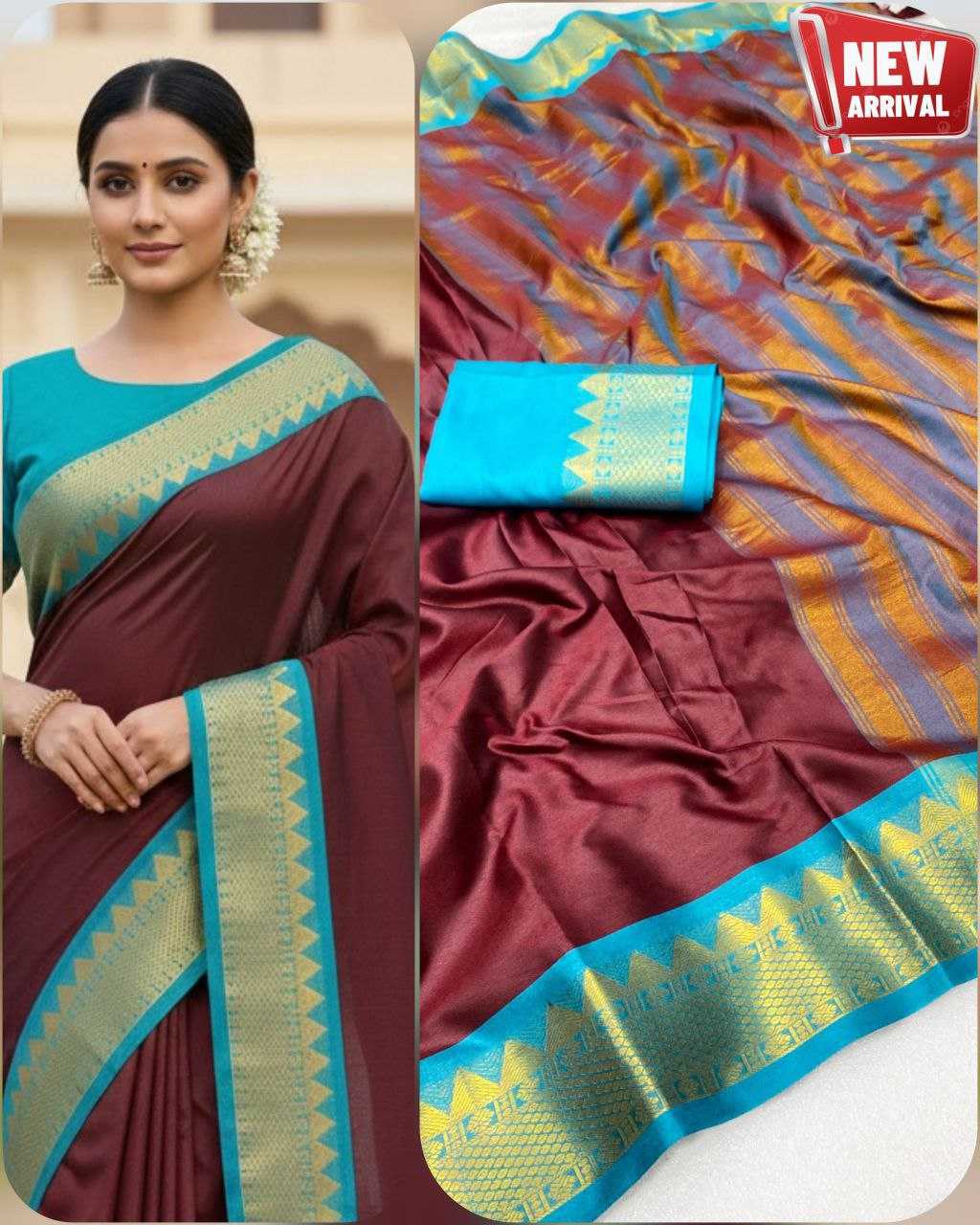 Ynf Soft Cotton Silk KESH554 TRISHUL Sarees Wholesale Ombre Sarees Cotton Sarees Silk Sarees Manufacturer- Kapda Export