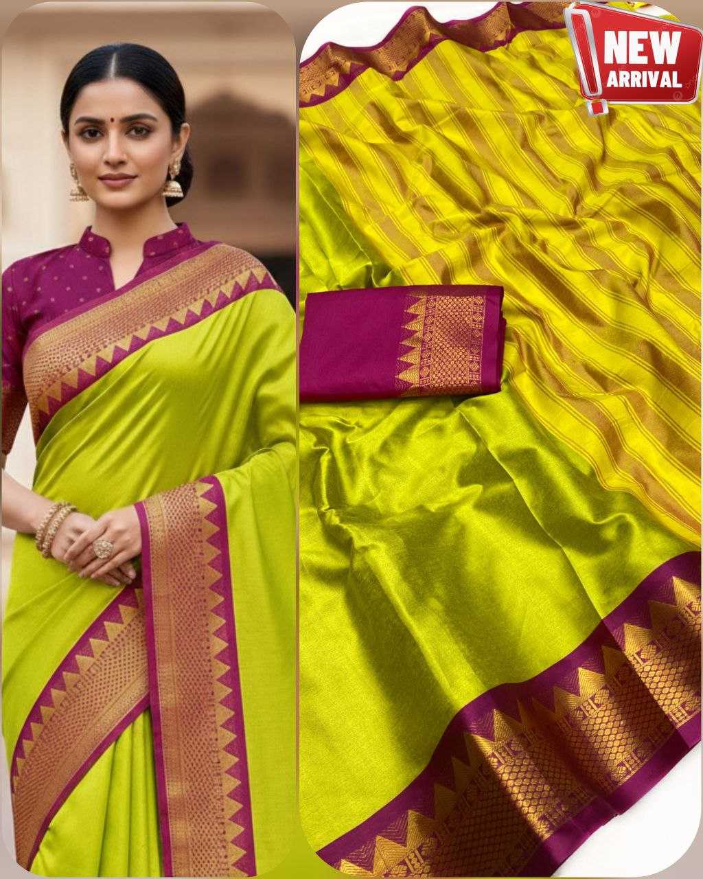 Ynf Soft Cotton Silk KESH554 TRISHUL Sarees Wholesale Ombre Sarees Cotton Sarees Silk Sarees Manufacturer- Kapda Export