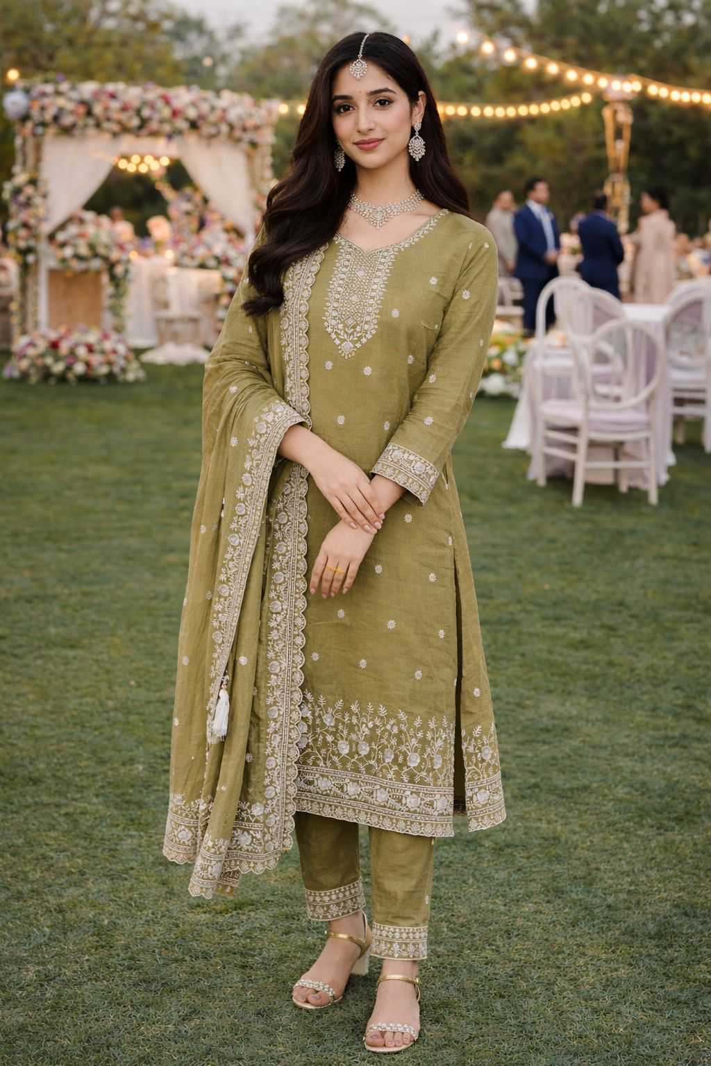 Ynf Soft Gold Crush KESH530 MRUDANGI KESHVI 831 Kurti Wholesale Long Kurtis Party Wear Kurtis Designer Kurtis Manufacturer- Kapda Export