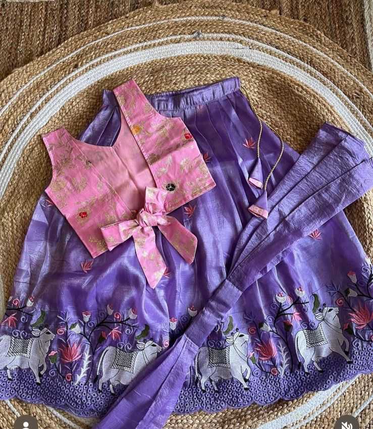 Ynf Soft Gold Crush RIN235 135 Kids Wear Festive Collections Wholesale Kids Lehenga Kids Lehenga Choli Kids Party Wear Ethnic Manufacturer- Kapda Export