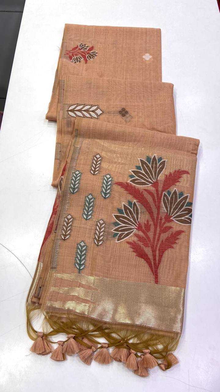 Ynf Soft Jamdani KESH488 Jamdani Sarees Wholesale Traditional Sarees Lightweight Sarees Festive Sarees Manufacturer- Kapda Export