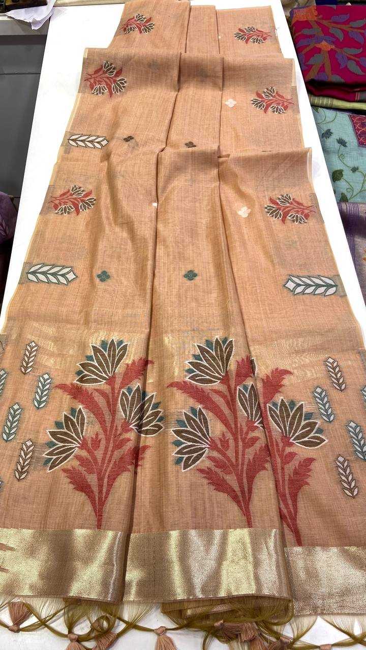 Ynf Soft Jamdani KESH488 Jamdani Sarees Wholesale Traditional Sarees Lightweight Sarees Festive Sarees Manufacturer- Kapda Export