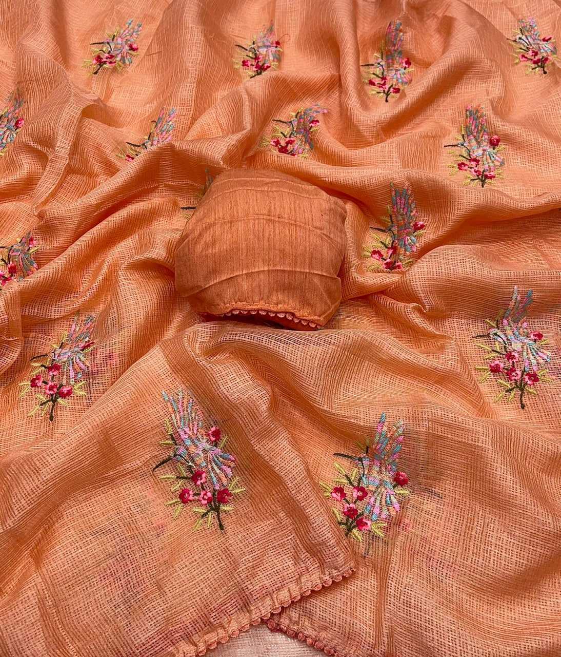 Ynf Soft Kota KESH613 113 Sarees Festive Collections Wholesale Embroidered Sarees Kota Doria Sarees Festive Sarees Manufacturer- Kapda Export