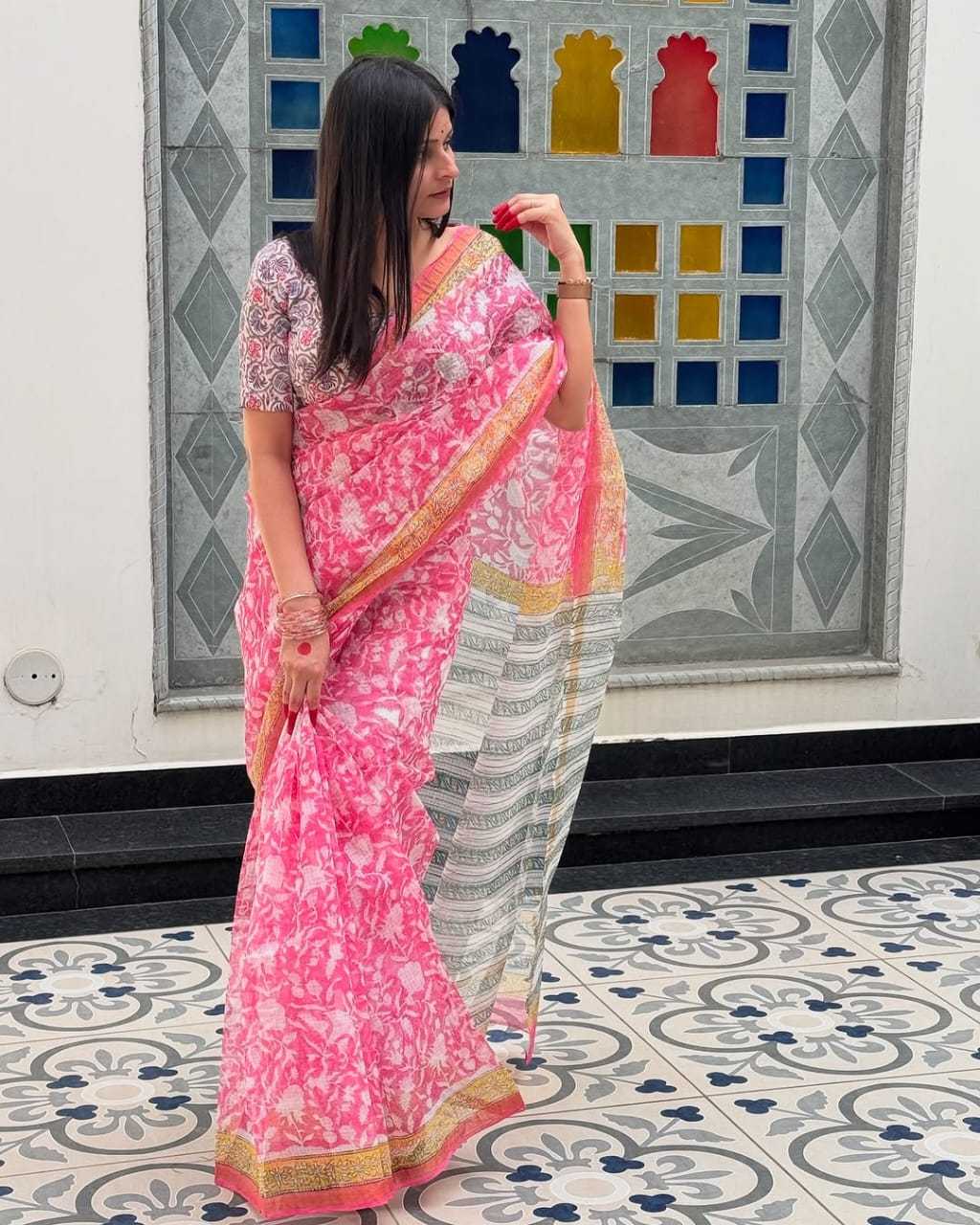 Ynf Soft Kota KESH682 104 Sarees Festive Collections Wholesale Printed Sarees Kota Doria Sarees Festive Sarees Manufacturer- Kapda Export