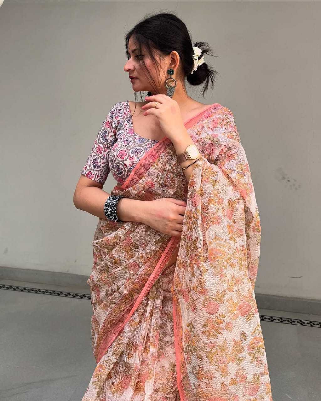 Ynf Soft Kota KESH682 104 Sarees Festive Collections Wholesale Printed Sarees Kota Doria Sarees Festive Sarees Manufacturer- Kapda Export