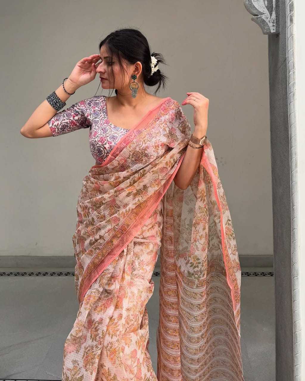 Ynf Soft Kota KESH682 104 Sarees Festive Collections Wholesale Printed Sarees Kota Doria Sarees Festive Sarees Manufacturer- Kapda Export