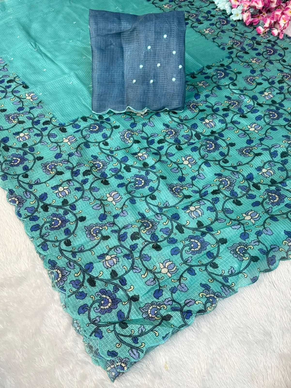 Ynf Soft Kota KESH690 302 Sarees Wholesale Designer Sarees Printed Sarees Kota Doria Sarees Manufacturer- Kapda Export