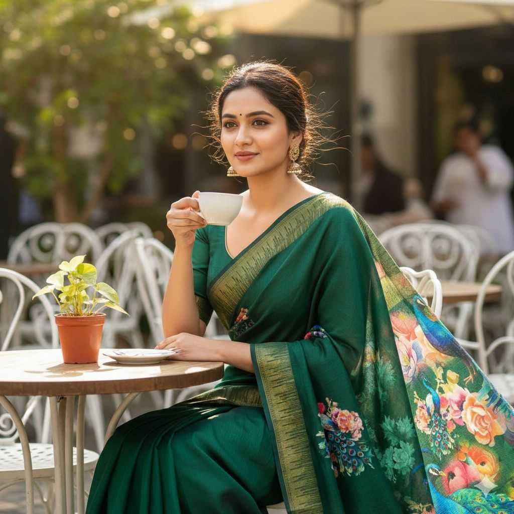 Ynf Soft Kota KESH716 MALAI Sarees Wholesale Printed Sarees Festive Sarees Kora Sarees Manufacturer- Kapda Export