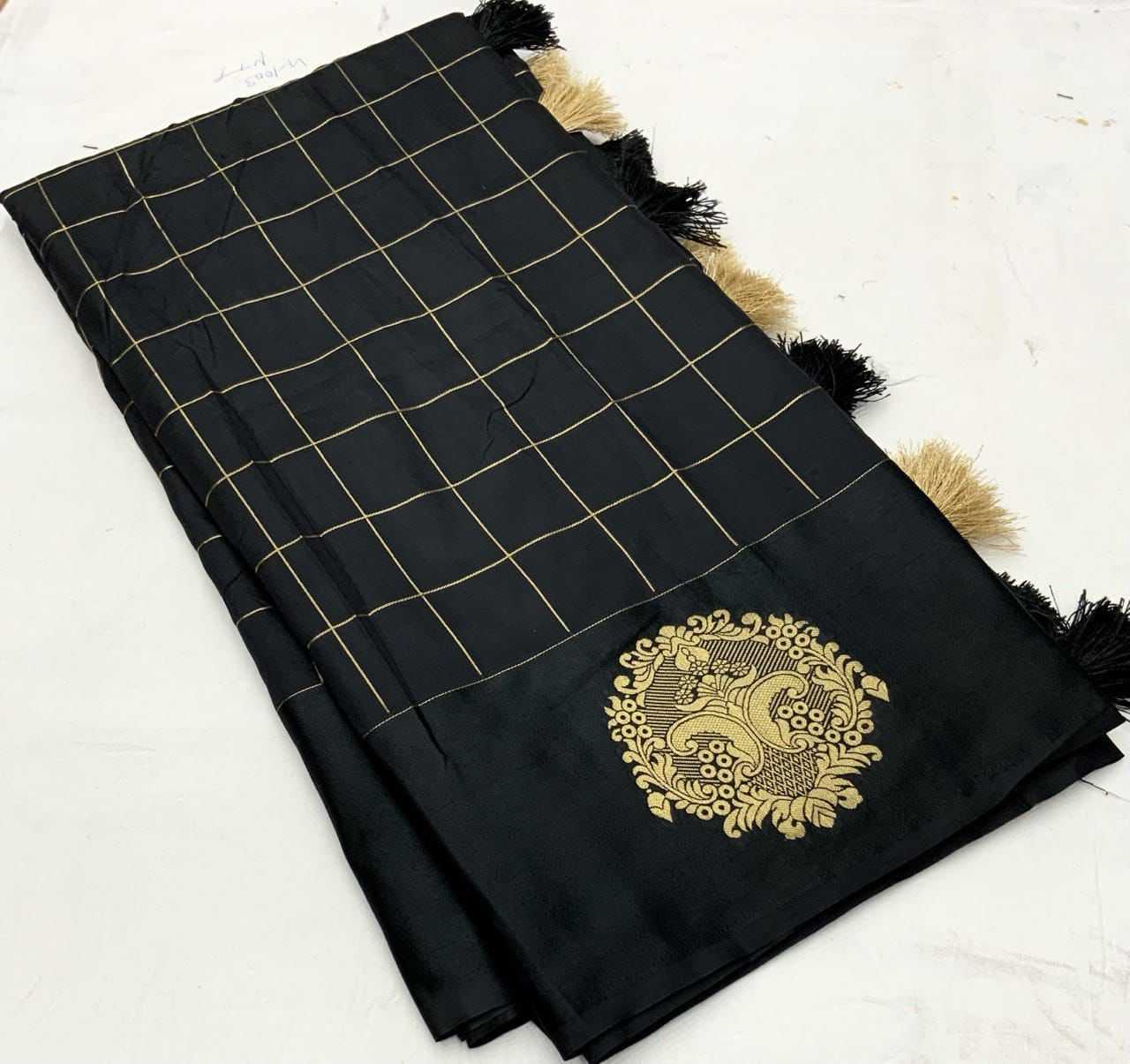 Ynf Soft Silk KESH433 172 Sarees Silk Sarees Wholesale Party Wear Sarees Black Sarees Designer Silk Sarees Manufacturer- Kapda Export