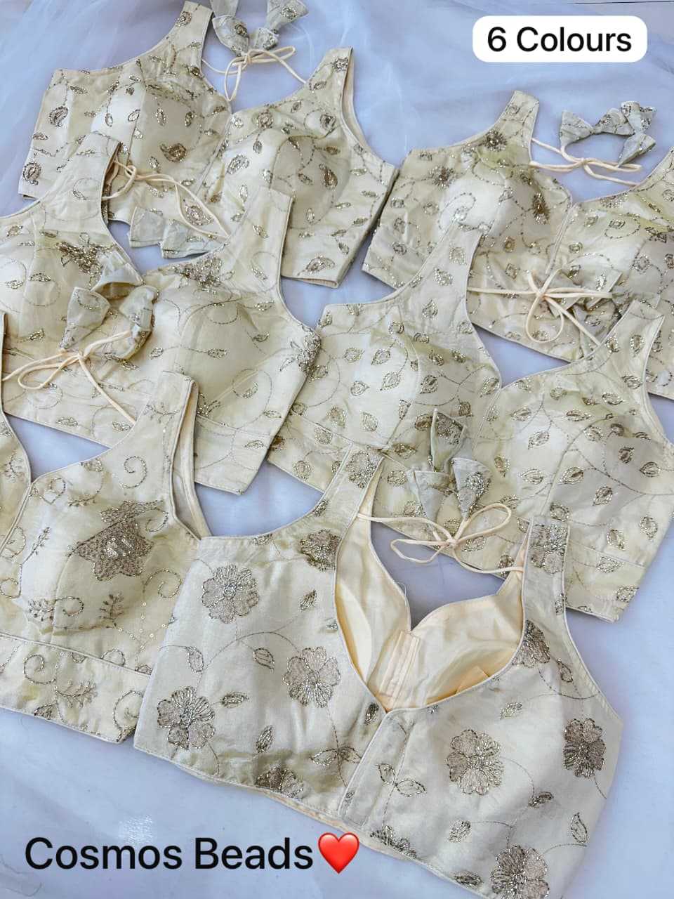 Ynf Soft Silk KESH437 Cosmos Readymade Blouses Wholesale Sequence Embroidery Blouse Designer Blouse Embroidered Blouses Manufacturer- Kapda Export