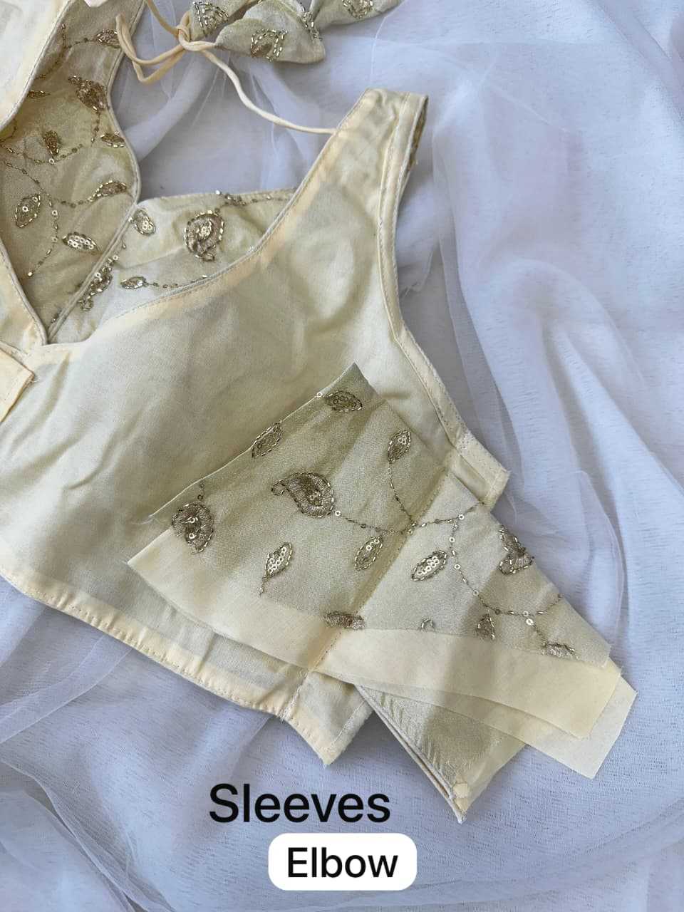 Ynf Soft Silk KESH437 Cosmos Readymade Blouses Wholesale Sequence Embroidery Blouse Designer Blouse Embroidered Blouses Manufacturer- Kapda Export