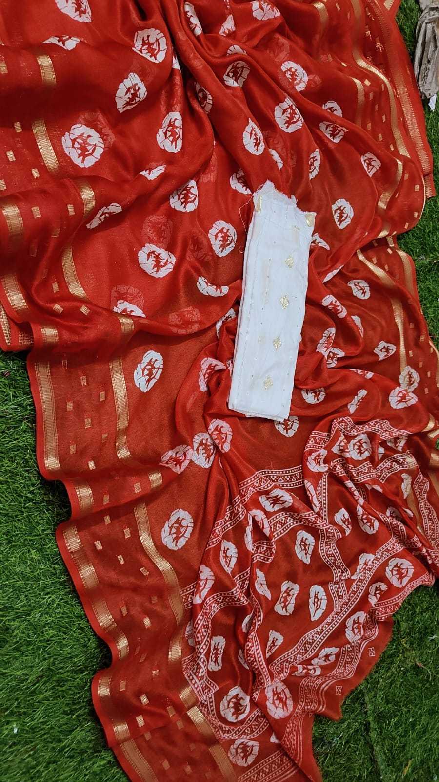 Ynf Soft Silk KESH554 M-BUTTI Sarees Wholesale Printed Sarees Festive Sarees Bandhani Sarees Manufacturer- Kapda Export