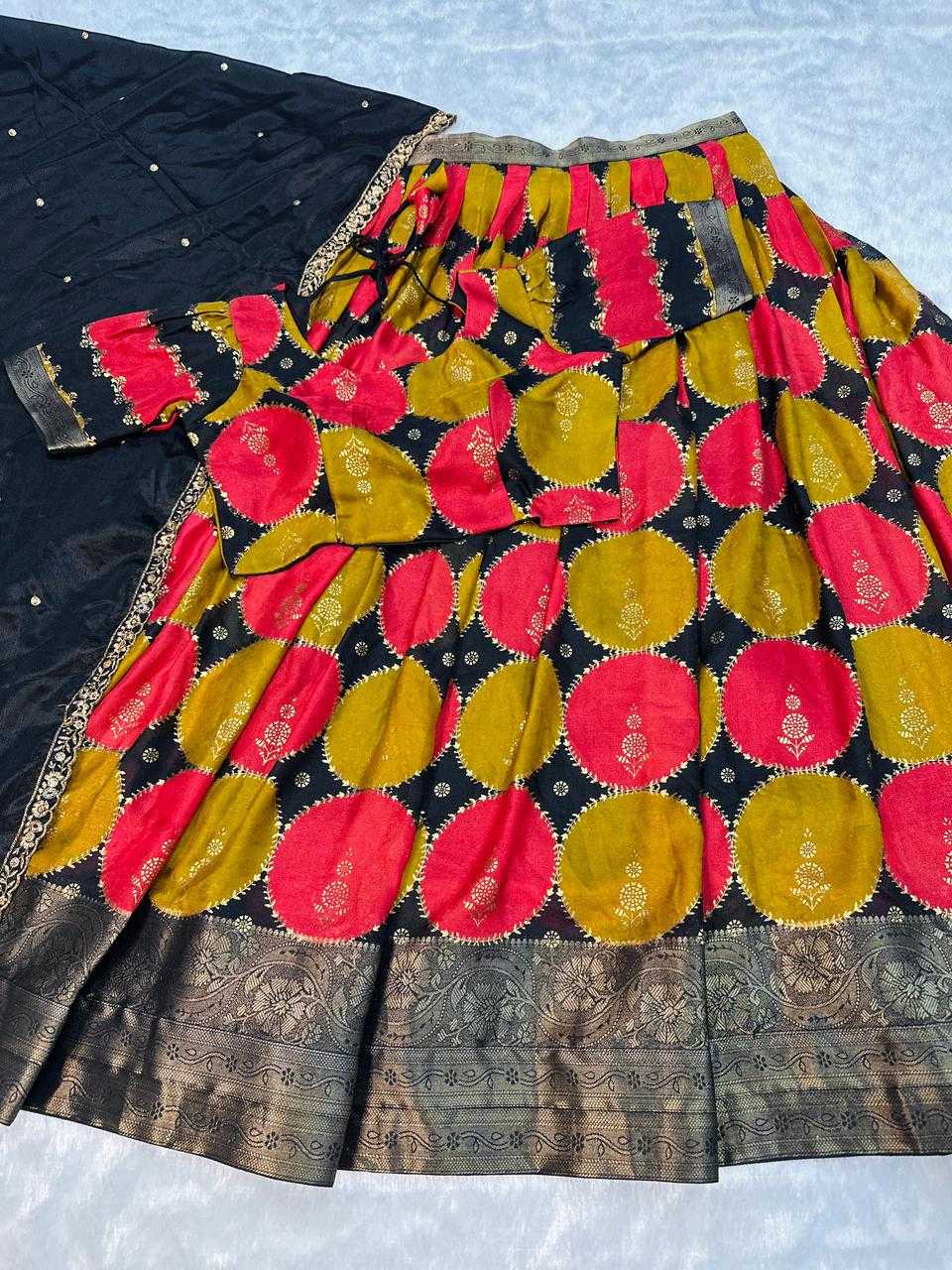 Ynf Soft Silk KESH737 Foil print Lehengas Wholesale Designer Lehenga Silk Lehenga Printed Lehenga Manufacturer- Kapda Export