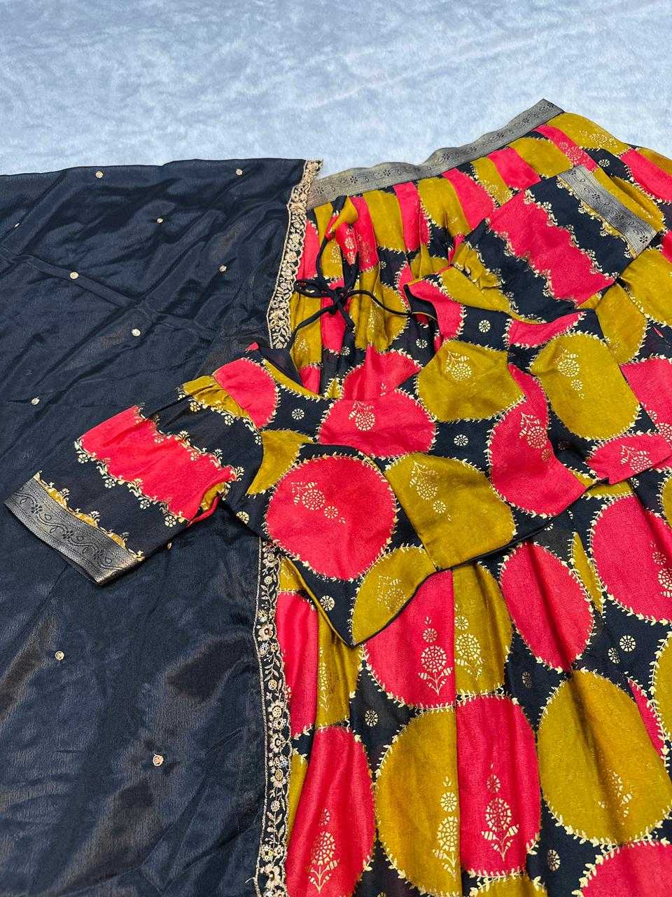 Ynf Soft Silk KESH737 Foil print Lehengas Wholesale Designer Lehenga Silk Lehenga Printed Lehenga Manufacturer- Kapda Export