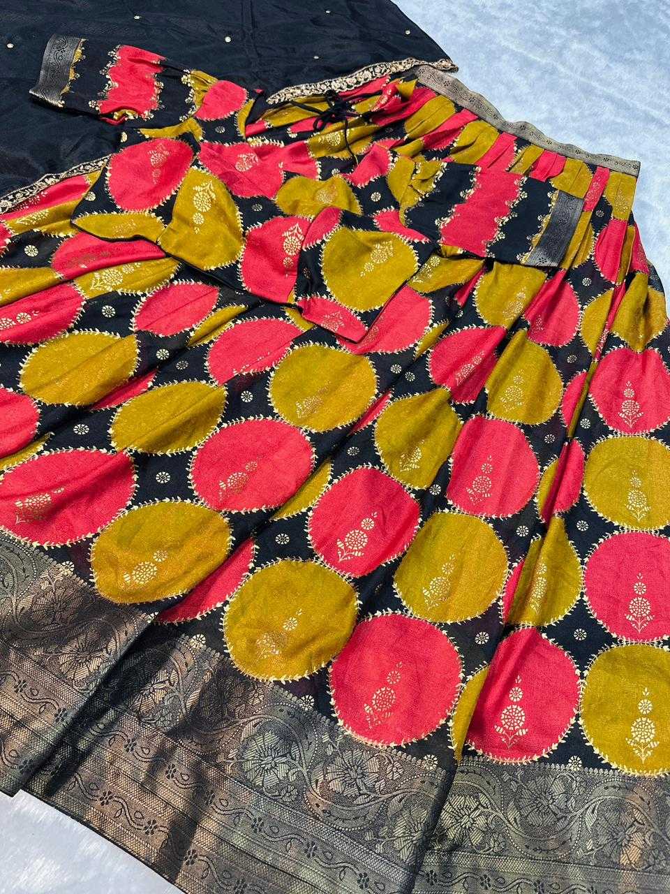 Ynf Soft Silk KESH737 Foil print Lehengas Wholesale Designer Lehenga Silk Lehenga Printed Lehenga Manufacturer- Kapda Export