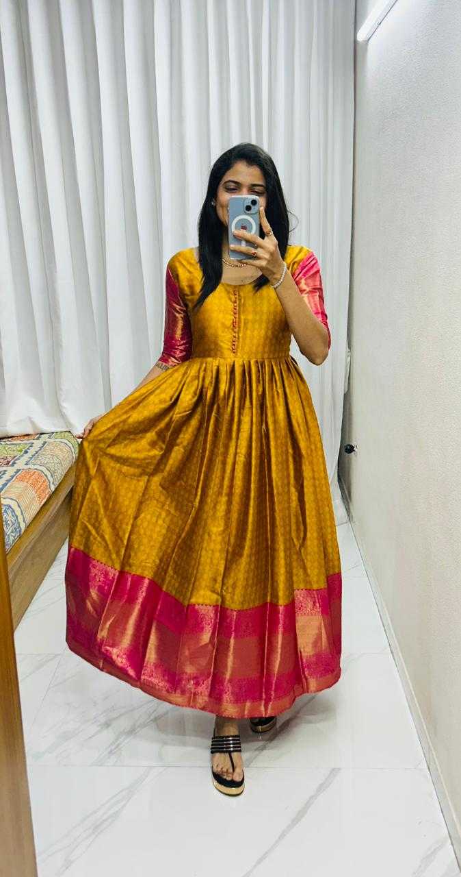 Ynf Soft Silk KESH737 Satisfaction Gowns Wholesale Party Gowns Designer Gowns Silk Gowns Manufacturer- Kapda Export