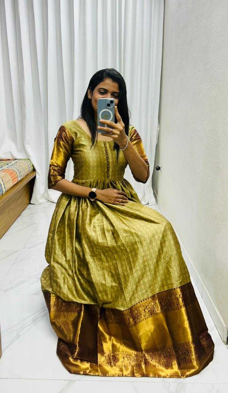 Ynf Soft Silk KESH737 Satisfaction Gowns Wholesale Party Gowns Designer Gowns Silk Gowns Manufacturer- Kapda Export