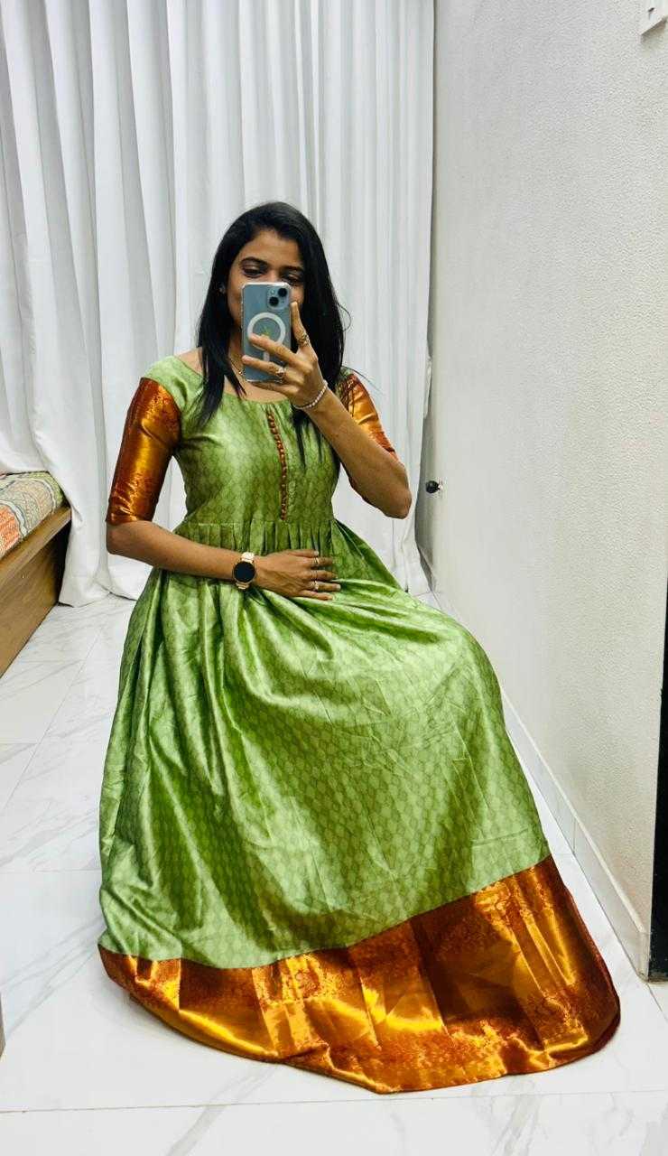 Ynf Soft Silk KESH737 Satisfaction Gowns Wholesale Party Gowns Designer Gowns Silk Gowns Manufacturer- Kapda Export