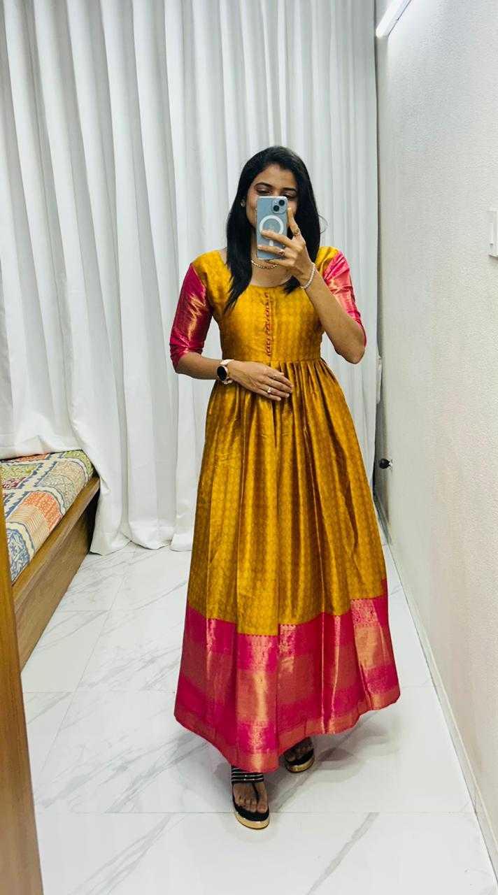 Ynf Soft Silk KESH737 Satisfaction Gowns Wholesale Party Gowns Designer Gowns Silk Gowns Manufacturer- Kapda Export