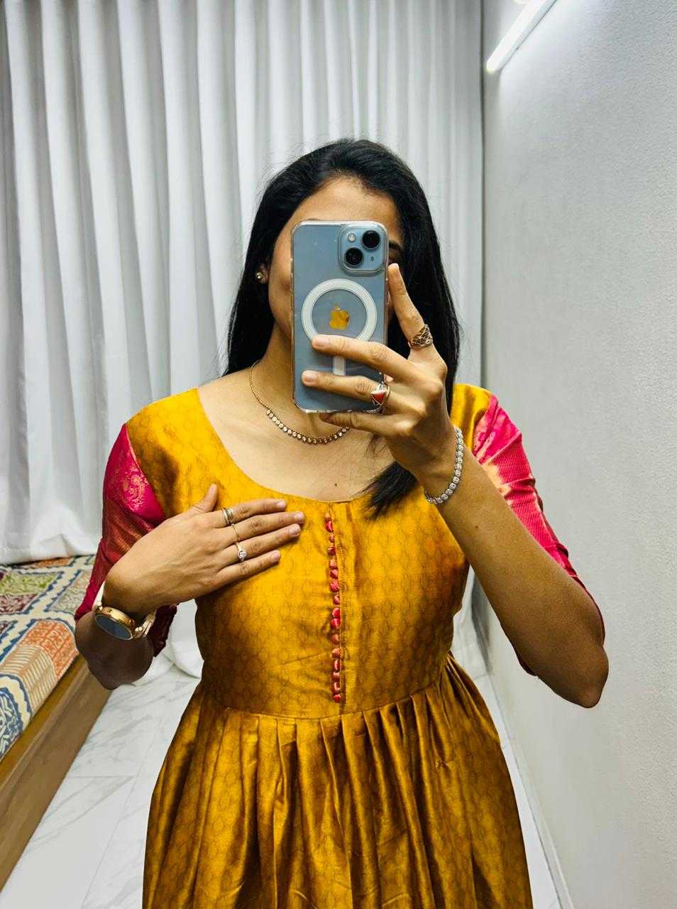 Ynf Soft Silk KESH737 Satisfaction Gowns Wholesale Party Gowns Designer Gowns Silk Gowns Manufacturer- Kapda Export