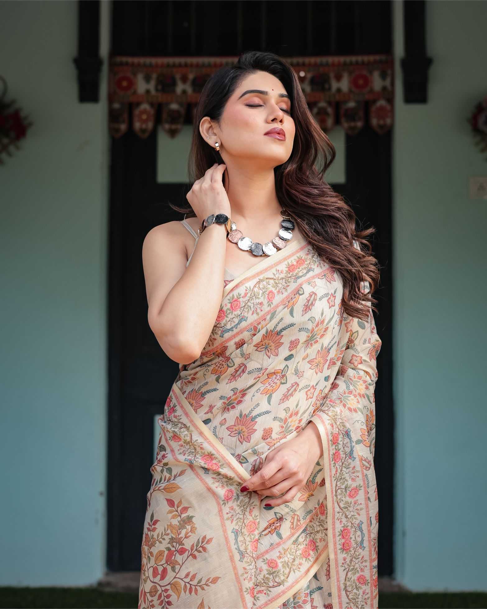 Ynf Soft Smooth KESH719 191 Sarees Wholesale Pre Draped Saree Lightweight Sarees Festive Sarees Manufacturer- Kapda Export