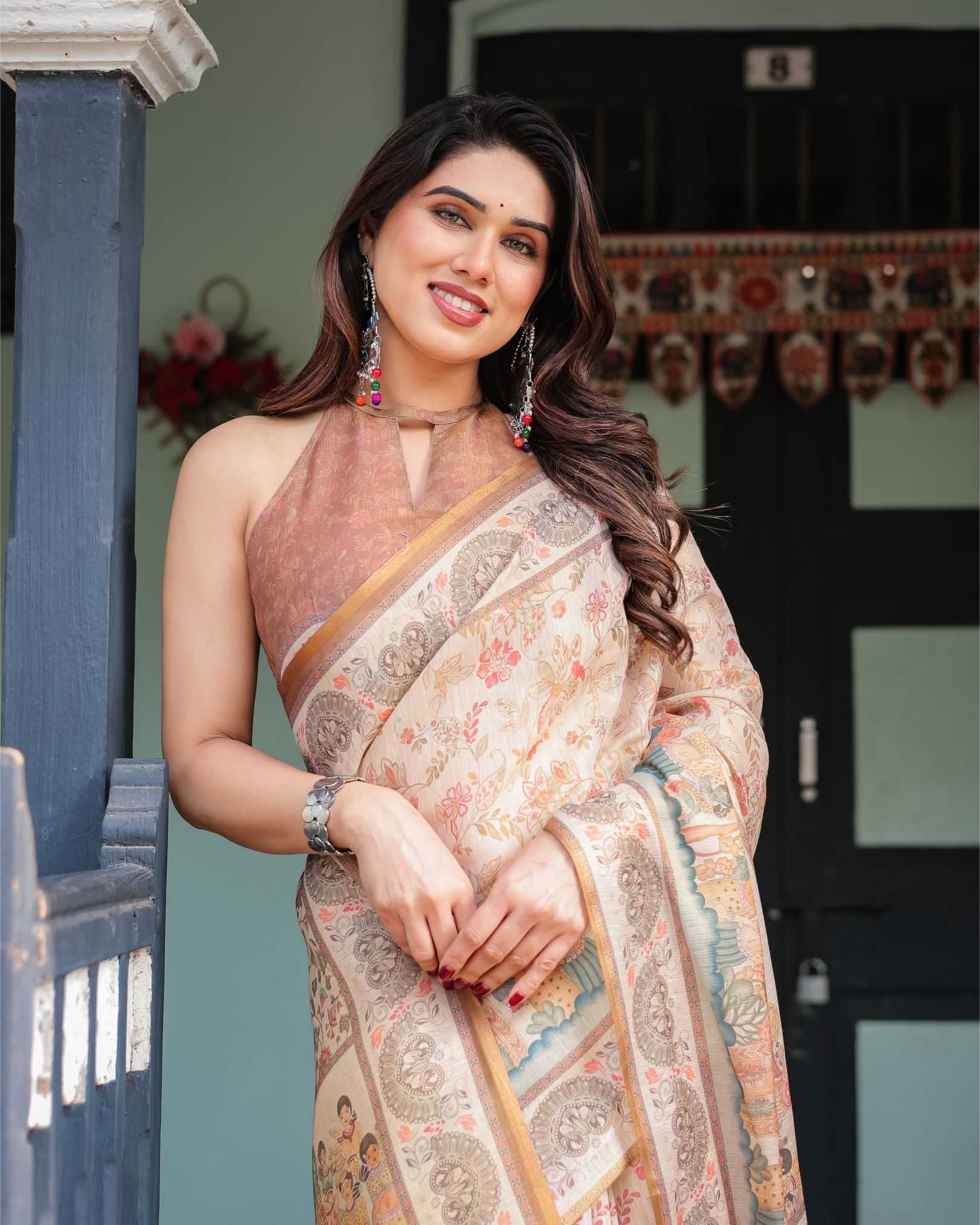 Ynf Soft Smooth KESH719 196 Sarees Wholesale Indian Sarees Pre Draped Saree Lightweight Sarees Manufacturer- Kapda Export