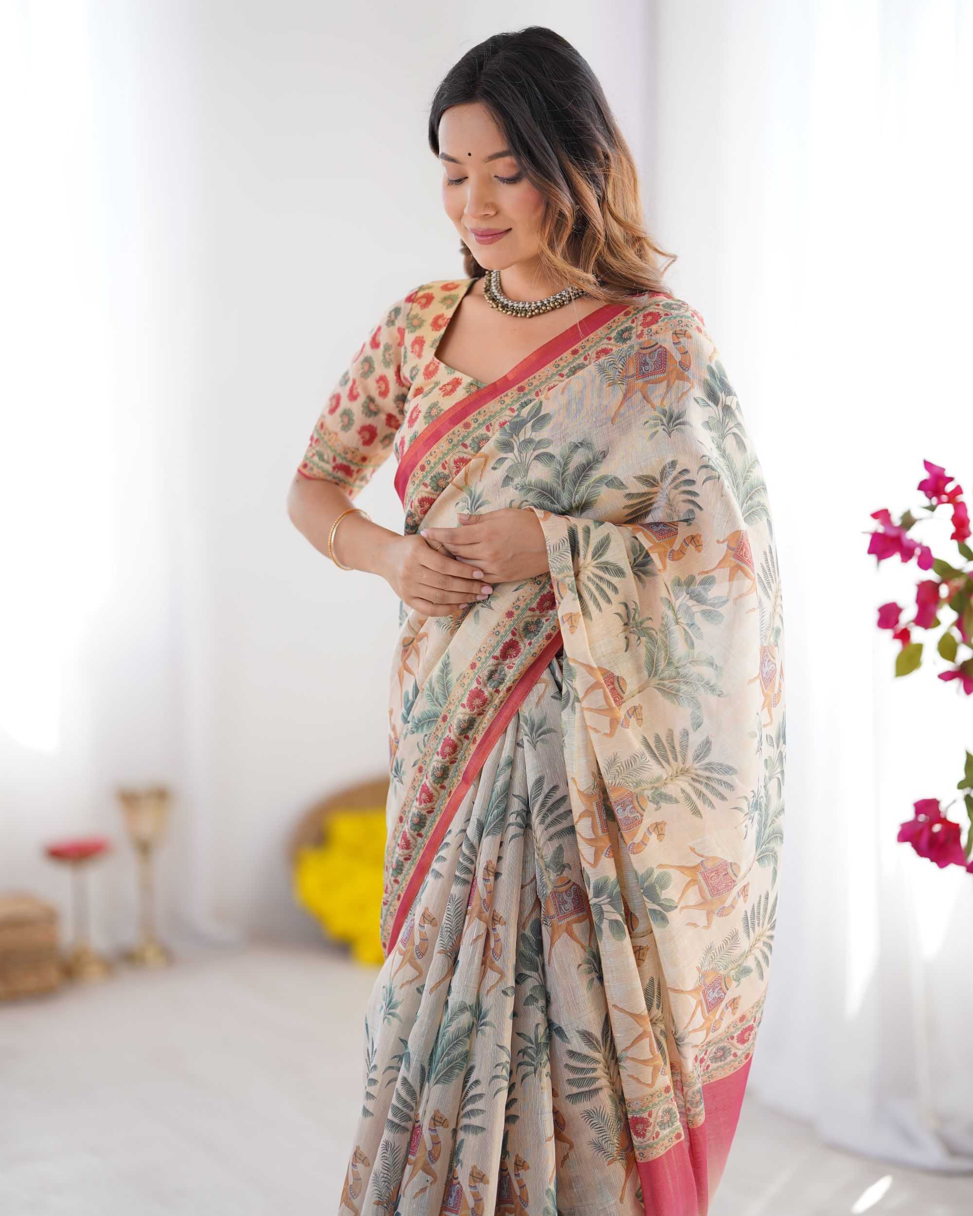 Ynf Soft Smooth KESH719 219 Sarees Wholesale Pre Draped Saree Lightweight Sarees Festive Sarees Manufacturer- Kapda Export