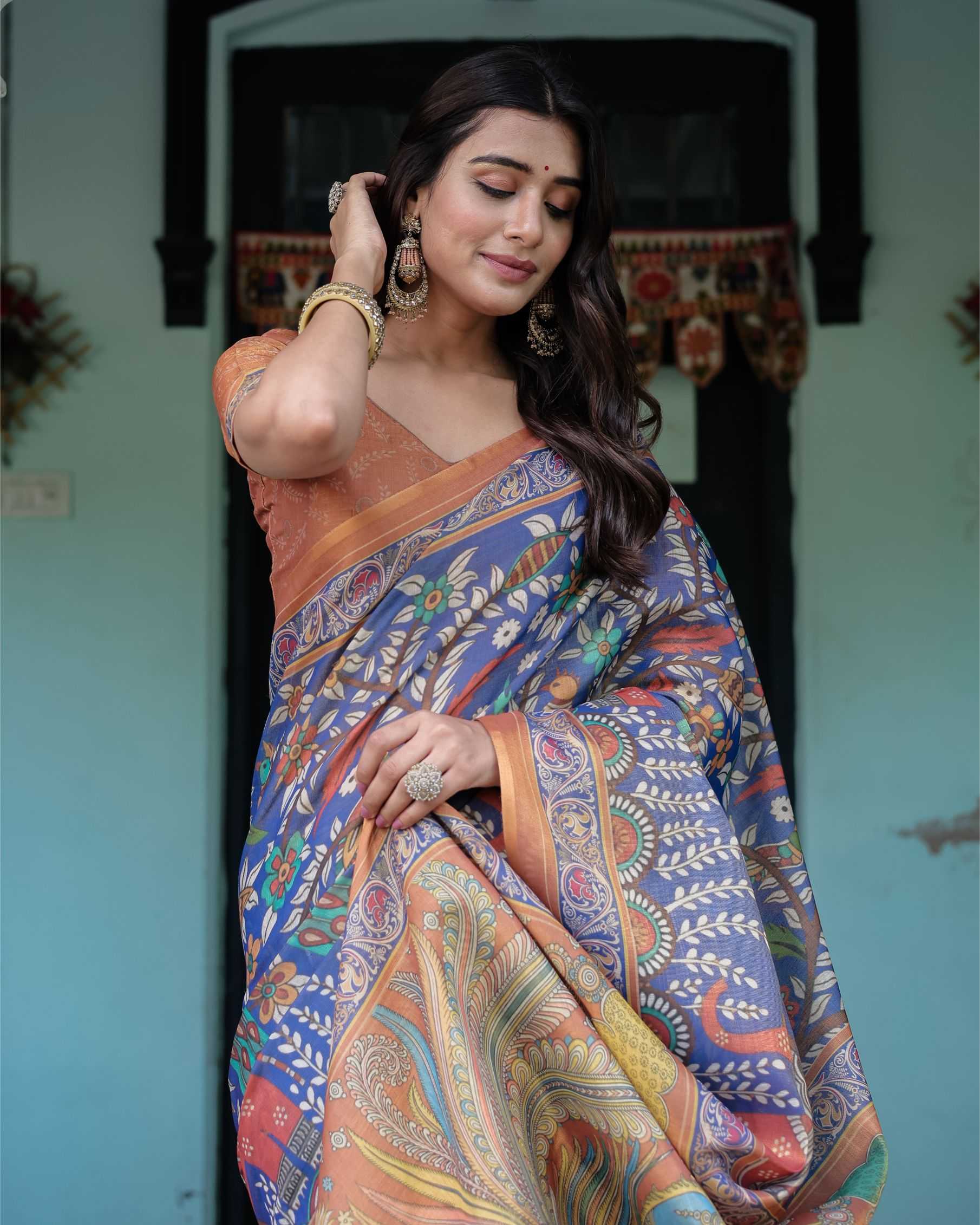 Ynf Soft Smooth KESH719 237 Sarees Wholesale Pre Draped Saree Traditional Sarees Lightweight Sarees Manufacturer- Kapda Export