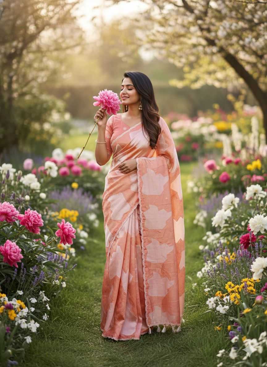 Ynf Soft Tissue RIN164 Pastel Sarees Wholesale Tissue Silk Saree Embroidered Sarees Zari Sarees Manufacturer- Kapda Export