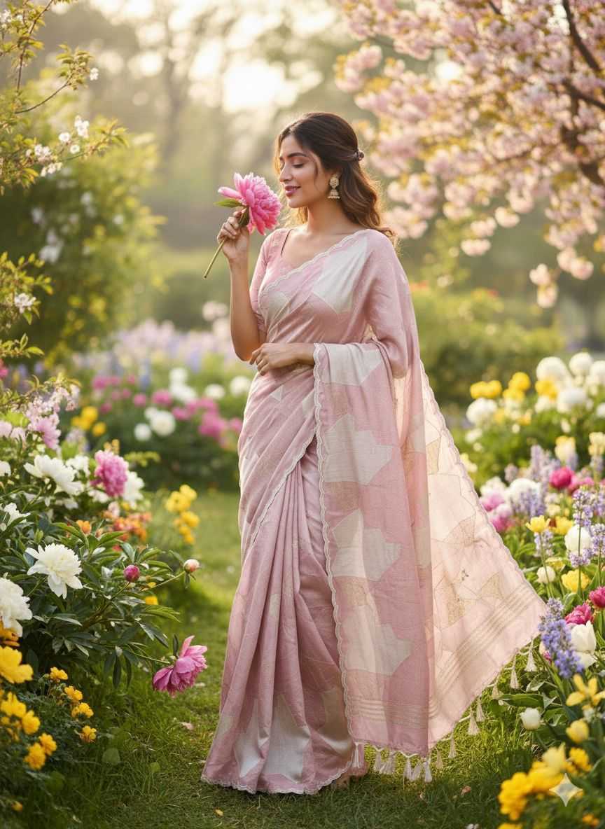 Ynf Soft Tissue RIN164 Pastel Sarees Wholesale Tissue Silk Saree Embroidered Sarees Zari Sarees Manufacturer- Kapda Export