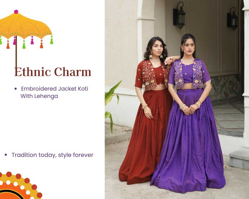 Ynf Soft Vichitra Vichitra Silk RIN119 8228 Lehengas Wholesale Wedding Lehenga Embroidered Lehenga Jacket Style Lehenga Manufacturer- Kapda Export