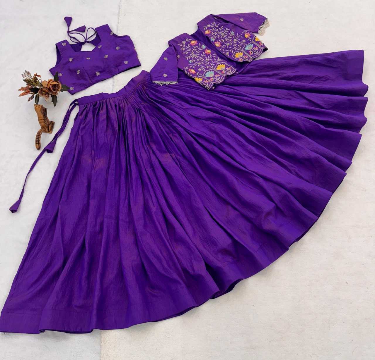 Ynf Soft Vichitra Vichitra Silk RIN119 8228 Lehengas Wholesale Wedding Lehenga Embroidered Lehenga Jacket Style Lehenga Manufacturer- Kapda Export