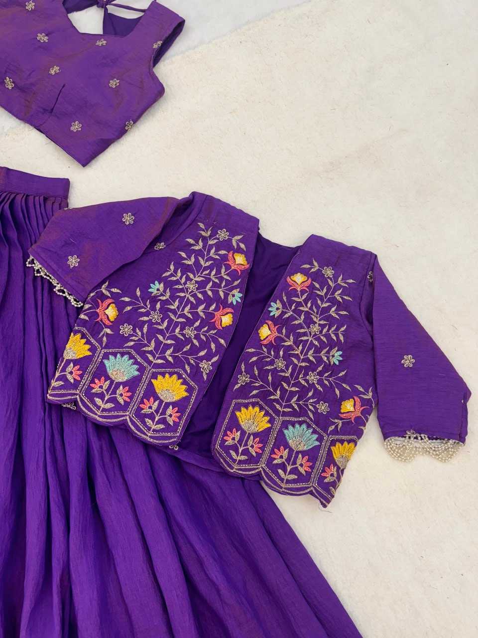 Ynf Soft Vichitra Vichitra Silk RIN119 8228 Lehengas Wholesale Wedding Lehenga Embroidered Lehenga Jacket Style Lehenga Manufacturer- Kapda Export