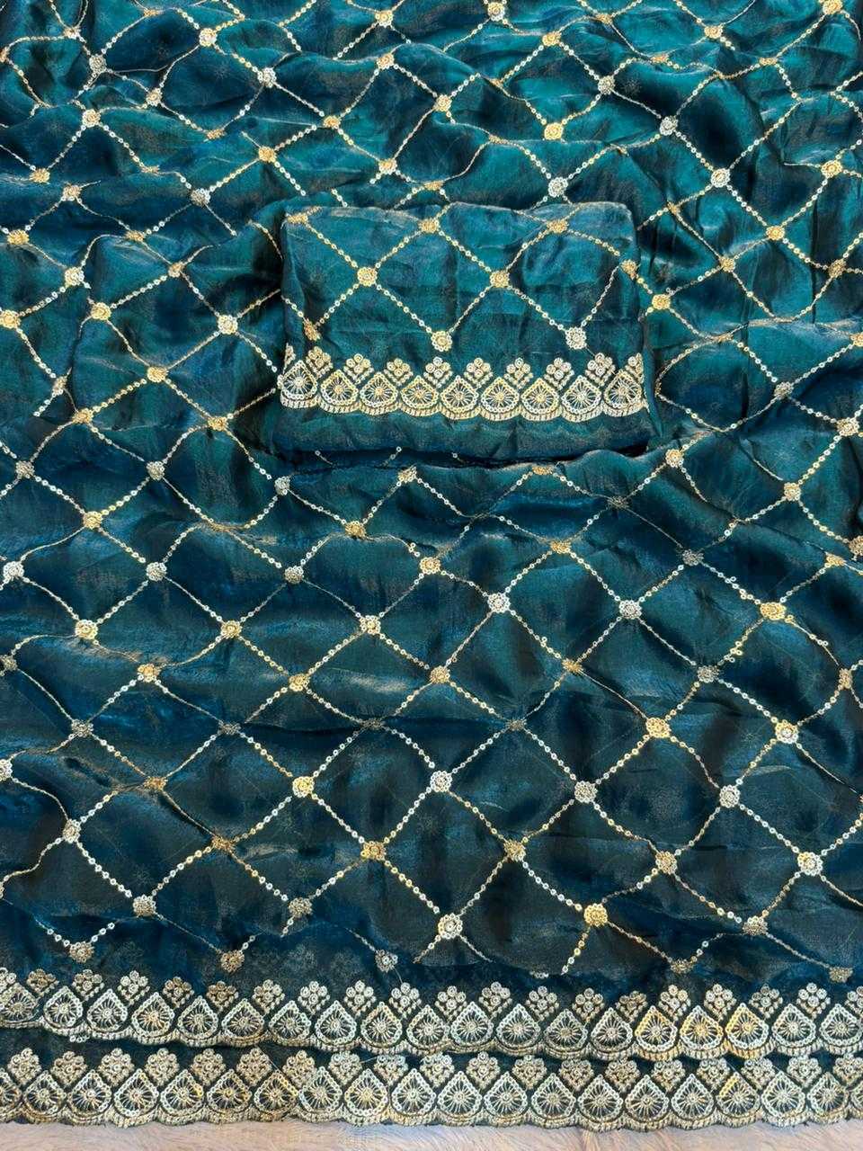 Ynf Space Silk KESH671 Thread Sarees Wholesale Fancy Sarees Sequin Sarees Embroidered Sarees Manufacturer- Kapda Export