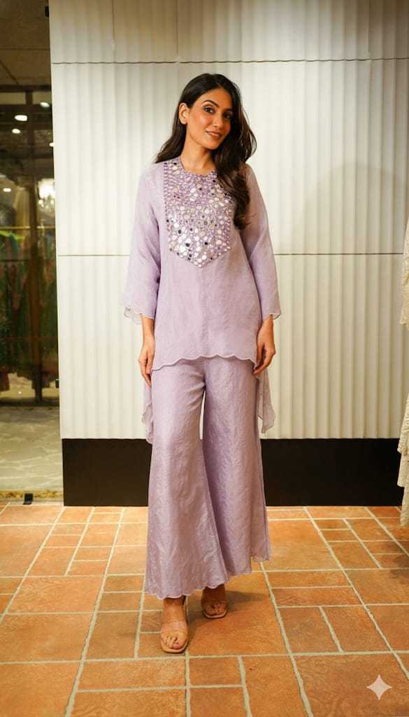 Ynf Tabby Silk KESH502 1107 Kurti Wholesale Mirror Work Kurti Silk Kurtis Kurti With Pants Manufacturer- Kapda Export